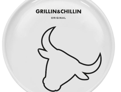 Hamburger bord 15cm Grillin’& Chillin